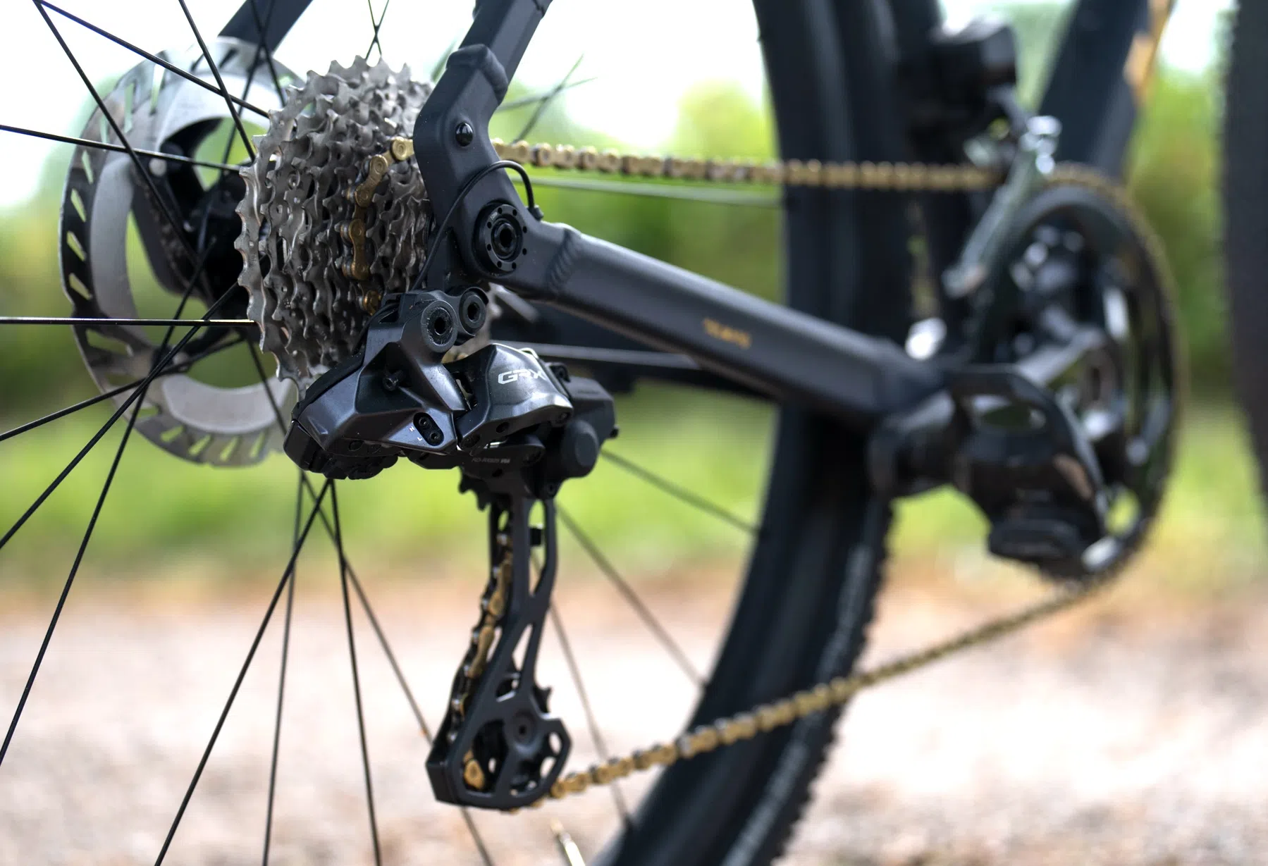 Shimano GRX Di2 2x achterderailleur